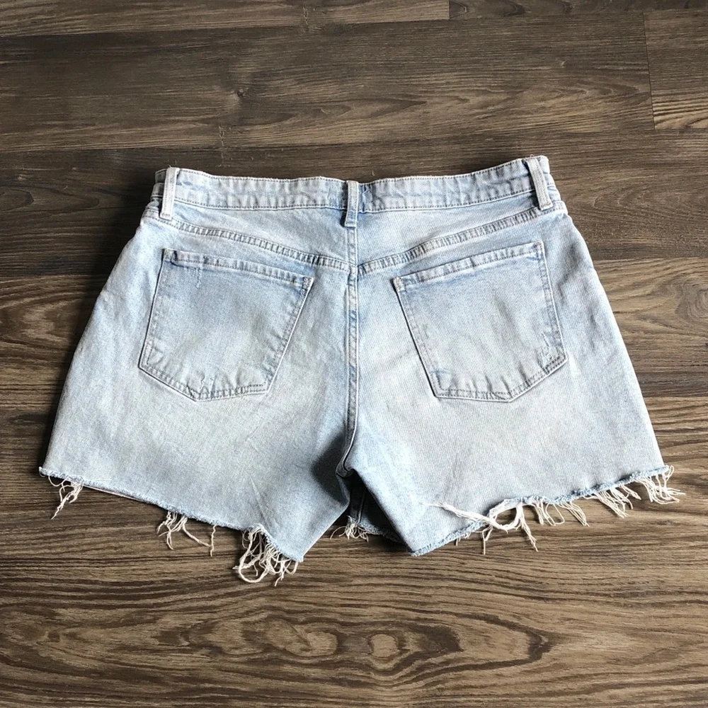 Kut From The Kloth Jane Long Short High Rise Cutoff Jean Denim Distressed 12